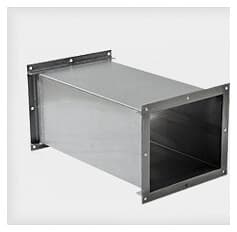 Stainless steel ductwork manufactured by Parallel Solutions.